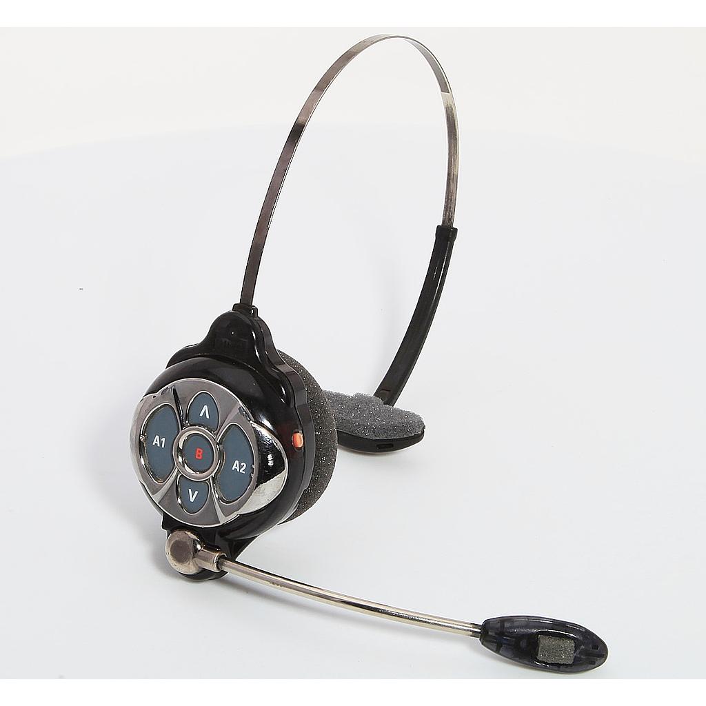 HME HS6300 Headset - Chrome